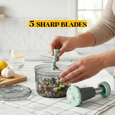Easy onion &veg push chopper