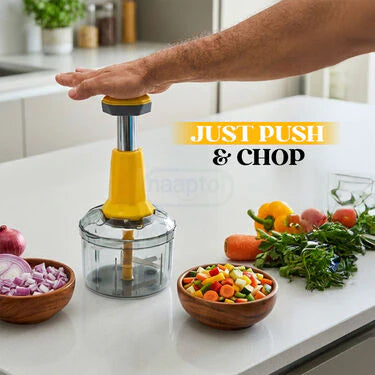 Easy onion &veg push chopper