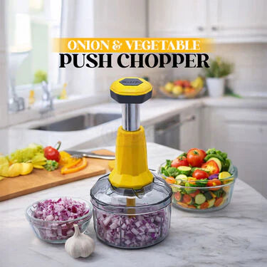 Easy onion &veg push chopper