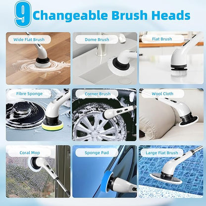 Electric  Spin Scrubber 9 in 1